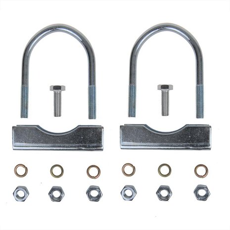 U-bracket round 60/70mm for nose wheel clamp - set of 2 pieces