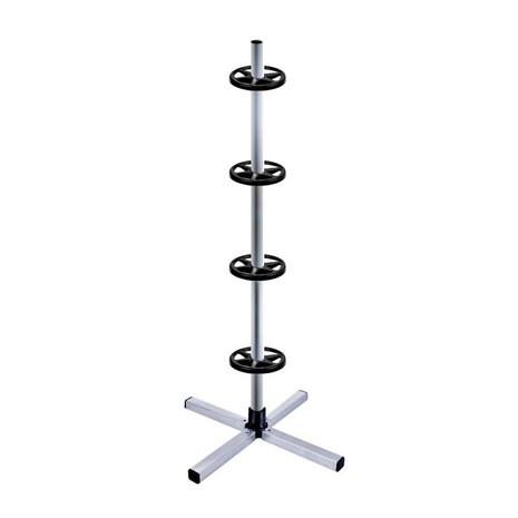 Tyre stand aluminium for 4 tyres