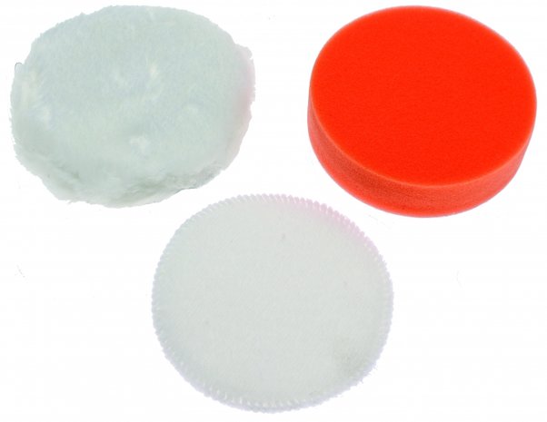 3-piece Polishing Pad Set, 100 mm for BGS 9259