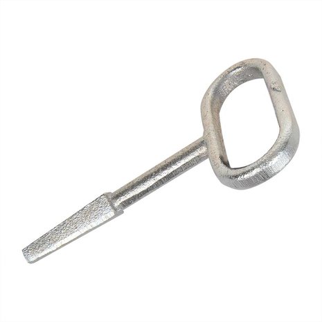 Square key for box lock