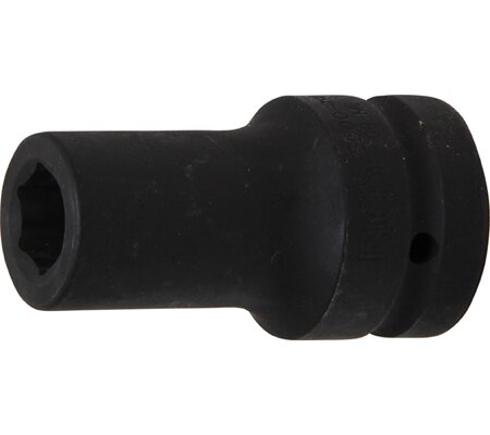 Impact Socket Hexagon, deep (1) Drive 19 mm