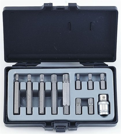 Spline bit set 11pc