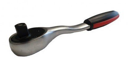 1/4 Reversible bent ratchet wrench 155mm