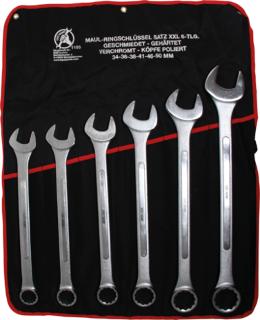 Combination Spanner Set XXL 34-50 mm 6 pcs