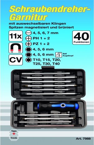 11-piece Screwdriver Set