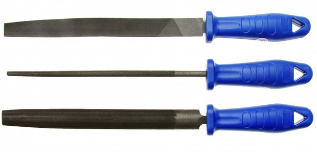 3-piece File Set, 200 mm