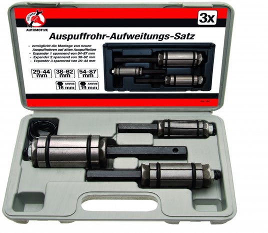 Exhaust Pipe Expander Set 3 pcs