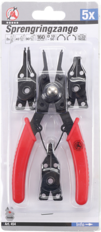 5-piece Circlip Pliers Set