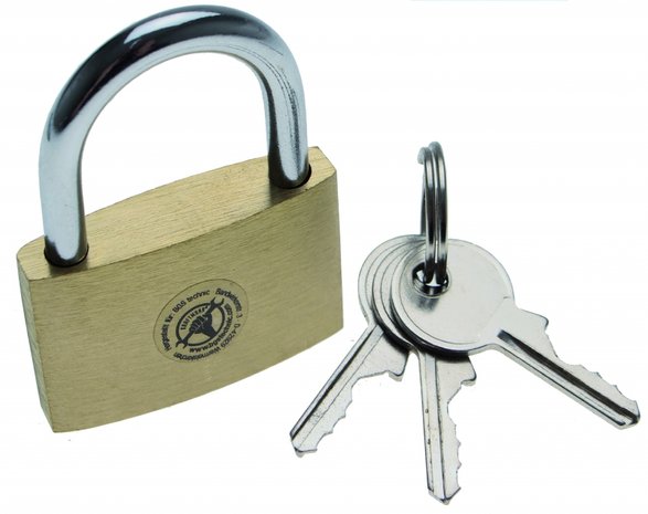 Solid Brass Padlocks, 40 mm