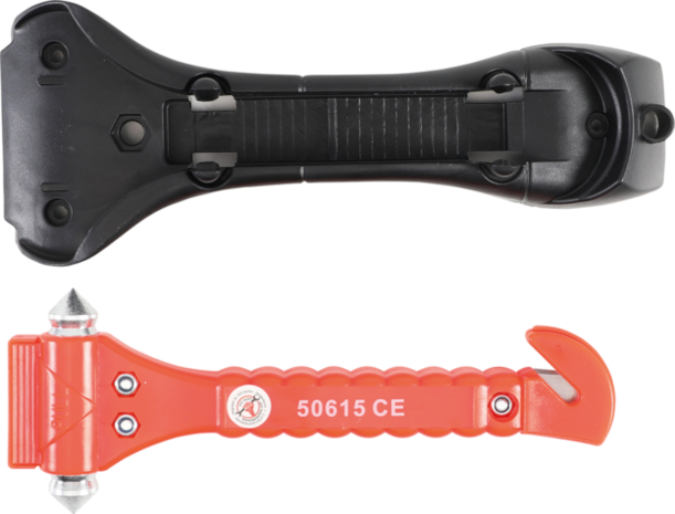 Emergency Hammer with Seat Belt Cutter