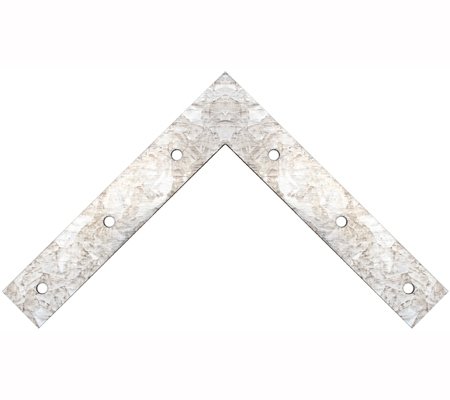 2-piece L-Plate 150 x 150 x 25 x 2 mm