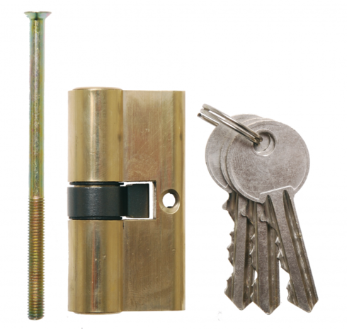 Expert Solid Brass Cylinder Lock, 60 mm long