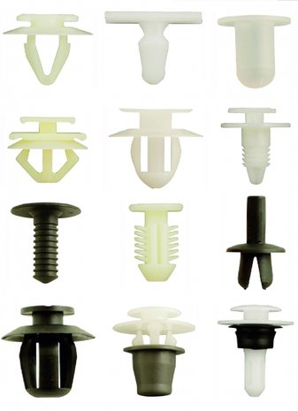 345-piece Automotive Clip Assortment for Peugeot & Citroen