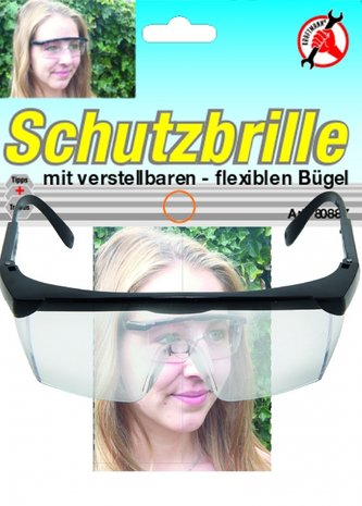Goggles with adjustable Temples