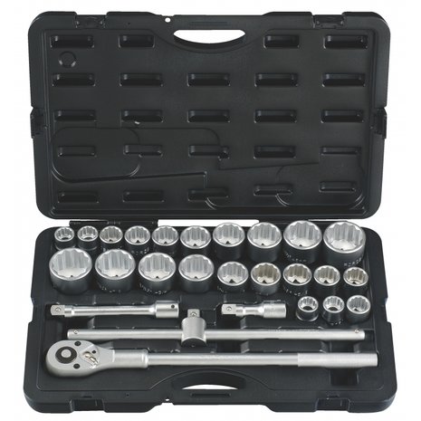 3/4 12pt. socket set 26pc