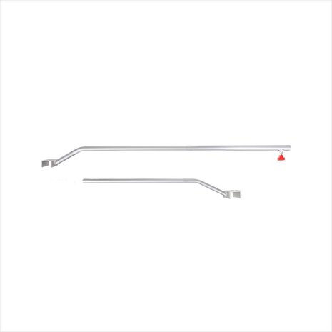 Tarpaulin bracket aluminum extendable 108-146cm for trailer tarpaulin