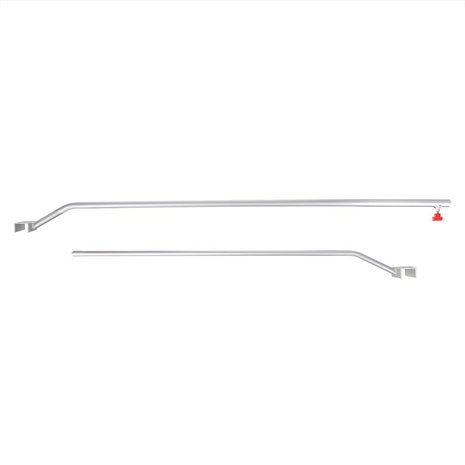 Tarpaulin bracket aluminum extendable 132-204cm for trailer tarpaulin