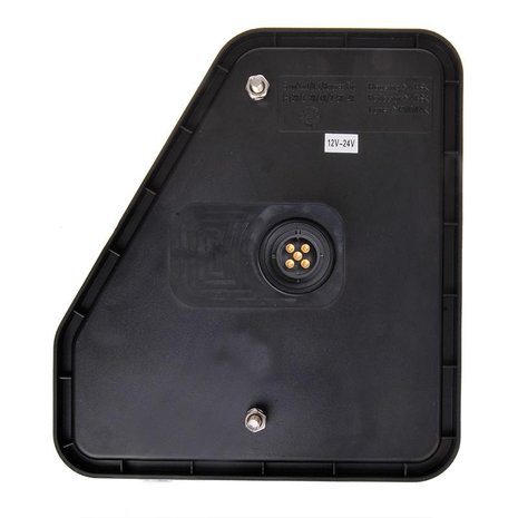 Rear light 5 functions 208x188mm 22LED left UK