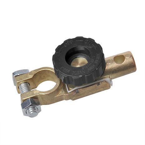 Battery terminal clamp (-) 17.5 mm with circuit breaker