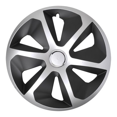 Wheel cover Roco silver/black 15 inch x4 pcs