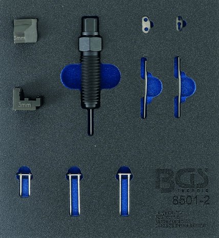 Supplementary Set for Timing Chain Riveting Device (BGS 8501), suitable for 3 mm Chain Pins