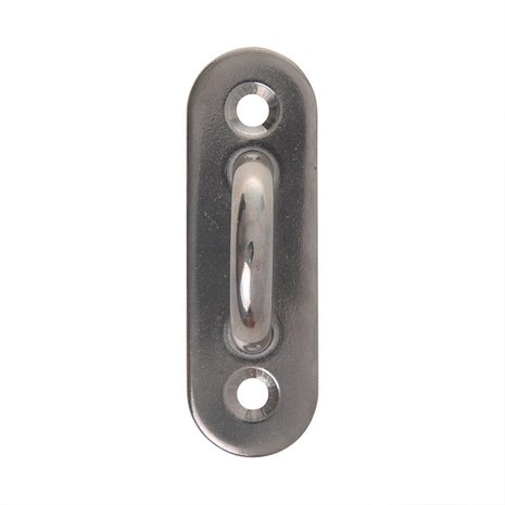 Deck Eye plate, 80x25mm, A4 RVS AISI 316