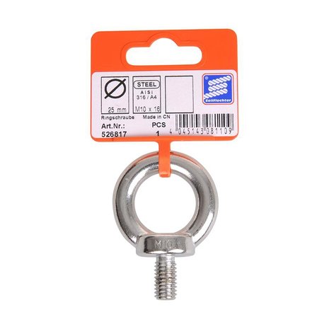 Ring bolt M10, A4 RVS AISI 316