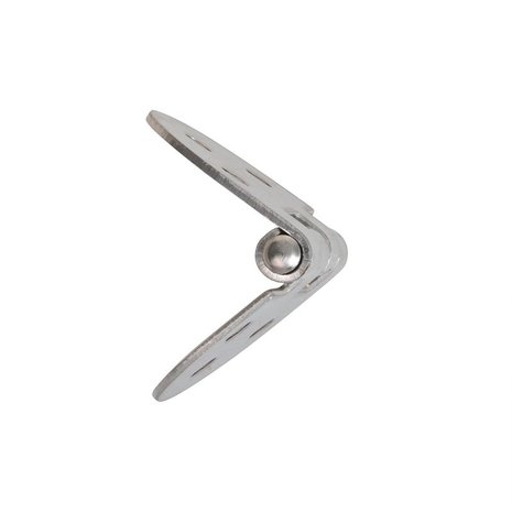 Hinge, 80x30mm, A2 RVS AISI 316, 6 hole