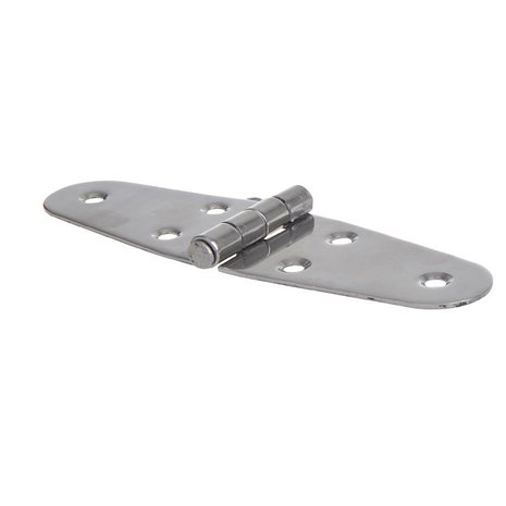 Hinge, 145x72mm, A2 RVS AISI 316, 6 hole