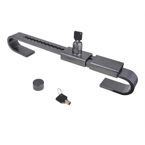 Adjustable trailer and container lock