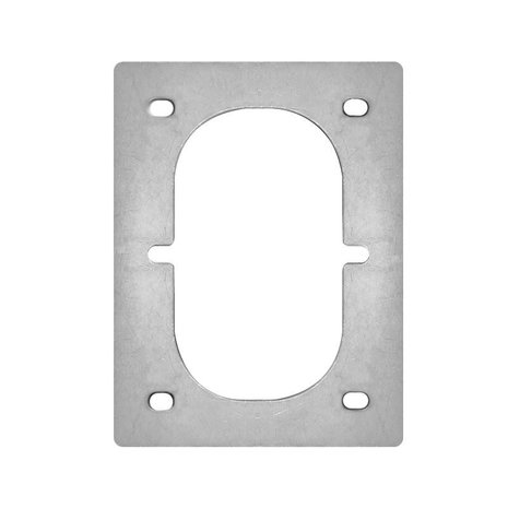 Backing plate for lashing anchor double