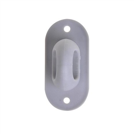 Plastic twist lock for oval eye