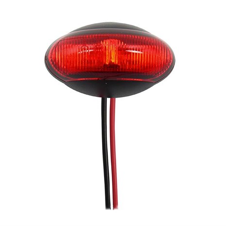 Front position lamp 10-30V red 60x34mm LED