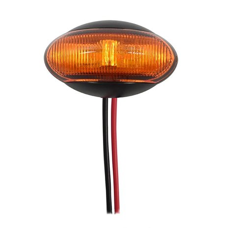 Side marker lamp 10-30V amber 60x34mm LED
