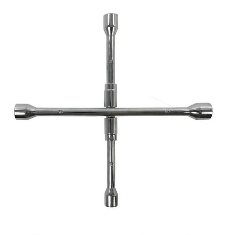 Cross rim wrench foldable