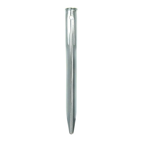 Tent peg 22cm metal half-round