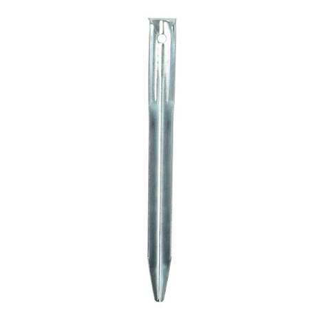Tent peg 22cm metal half-round
