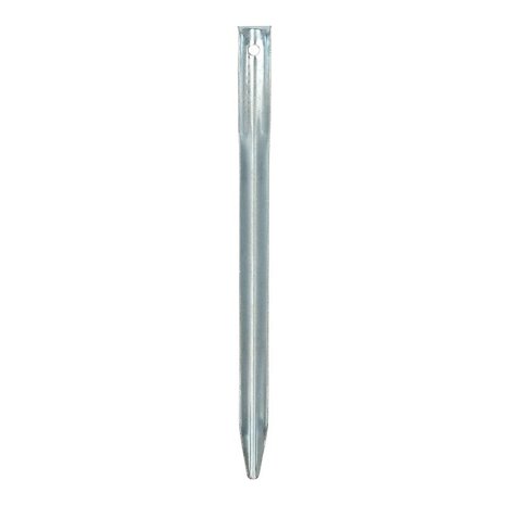 Tent peg 30cm metal half round