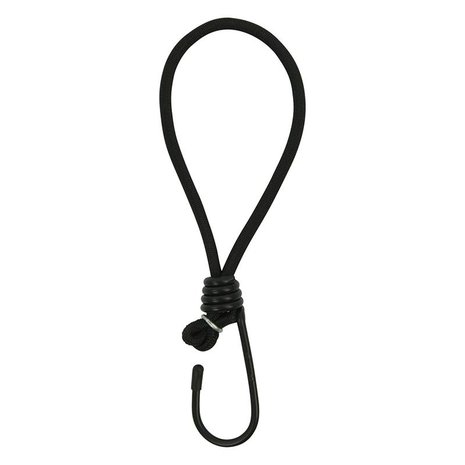 Tent tensioner elastic black with hook
