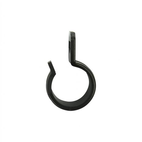 Tent clip for tent pole 20-25mm with slot black