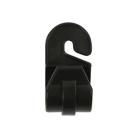 Tent clip for tent pole 19-22mm with hook