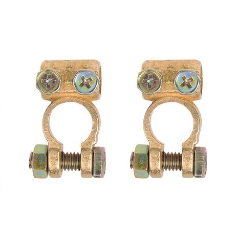 Battery terminal clamps set (+) and (-) 35-50mm
