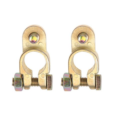 Battery terminal clamps set (+) and (-) with bolt