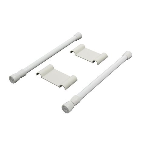 Locking rods double extendable 25.5-43cm