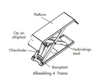 3 ton lifting table with 960 mm lifting height