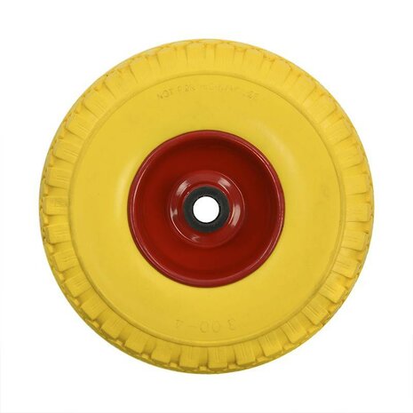 PU tyre with metal rim 10- 3.00-4