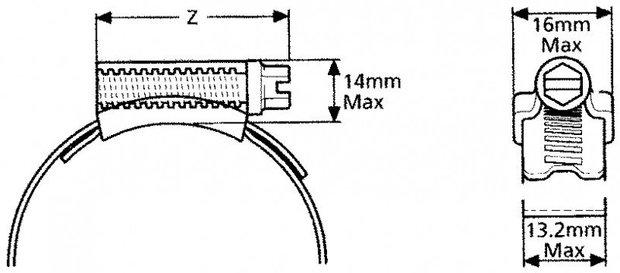 Stainless steel clip