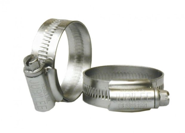 Stainless steel hose clamps in sturdy ABS case 143-piece