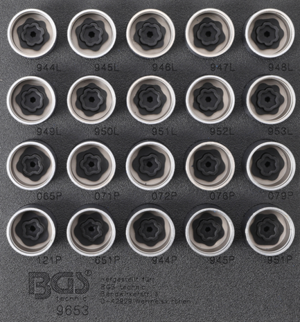 Rim Lock Socket Set for Volvo 20 pcs.