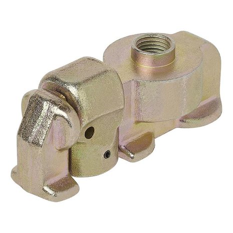 Stud fitting double with thread